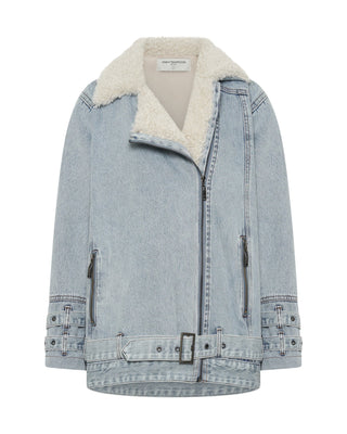 SALTY DOG DENIM AVIATOR JACKET