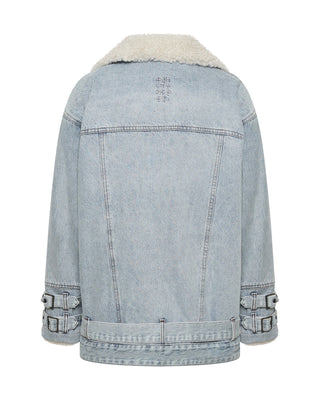 SALTY DOG DENIM AVIATOR JACKET