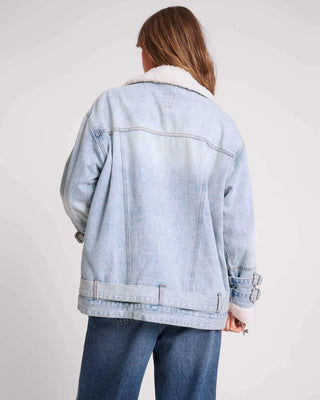 SALTY DOG DENIM AVIATOR JACKET