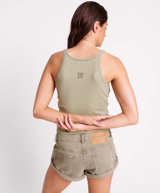 MATCHA ONE TEASPOON RIB SINGLET