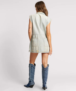 OLD WEST PALISADES DENIM DRESS