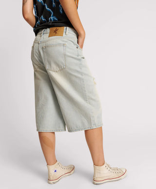 OLD WEST BEASTIE LOW WAIST WIDE LEG DENIM SHORTS