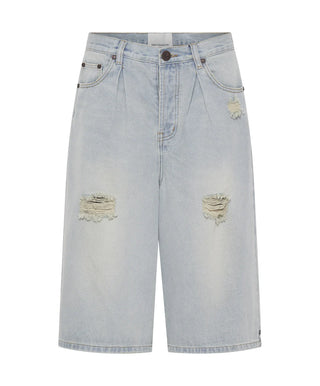 OLD WEST BEASTIE LOW WAIST WIDE LEG DENIM SHORTS