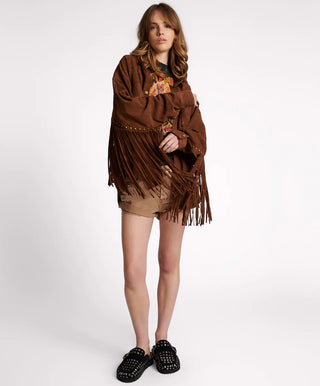 BLIND FOR LOVE FRINGED DARIA JACKET