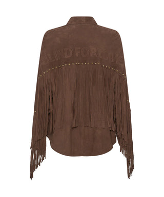 BLIND FOR LOVE FRINGED DARIA JACKET