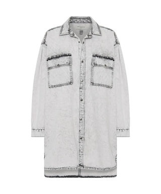 BIANCO NIXIE DENIM SHIRT DRESS