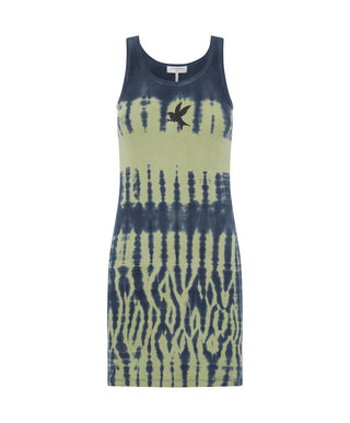 ONE TEASPOON TIE DYE RIB SINGLET MINI DRESS