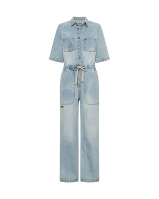 SPORTSTER BLUE VERONICA DENIM JUMPSUIT