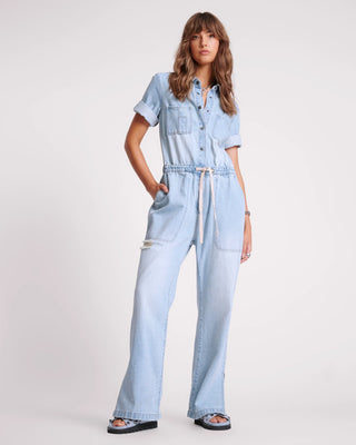 SPORTSTER BLUE VERONICA DENIM JUMPSUIT