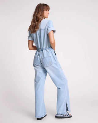 SPORTSTER BLUE VERONICA DENIM JUMPSUIT