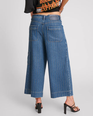 GLITTER HIGHWAY BAD BOYS CROPPED WIDE LEG JEANS