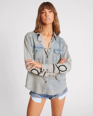 ZEPPELIN DENIM WESTERN SHIRT