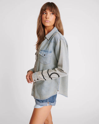 ZEPPELIN DENIM WESTERN SHIRT