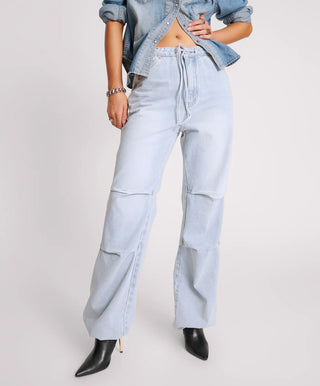 BLUE LATTE MARLEY RELAXED DENIM JEANS