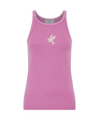 WILD ORCHID ONE TEASPOON FINE RIB SINGLET