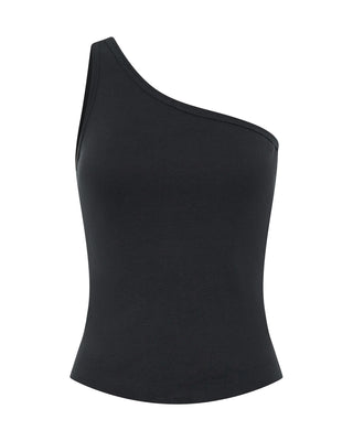 ASYMMETRICAL RIB TANK TOP