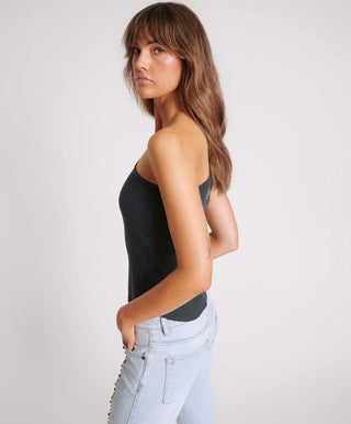 ASYMMETRICAL RIB TANK TOP