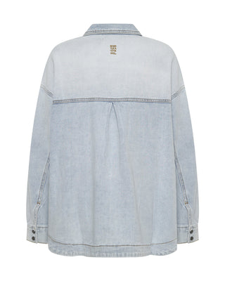 HUSTLER LONGLINE DENIM JACKET