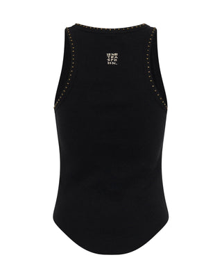 HAND BEADED RAMONE TANK