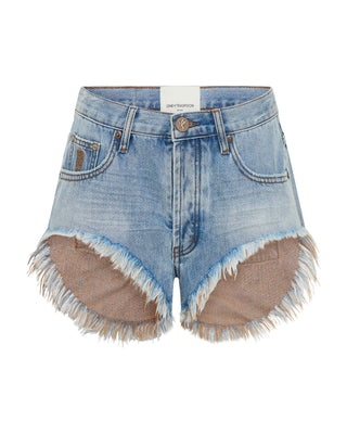 Rollers Low Waist Denim Shorts - Blue Tobacco