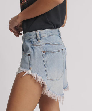 Rollers Low Waist Denim Shorts - Blue Tobacco