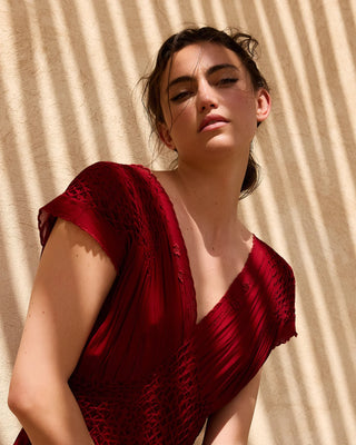 EMIRA DRESS - RED