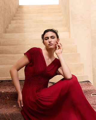 EMIRA DRESS - RED