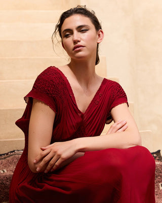 EMIRA DRESS - RED
