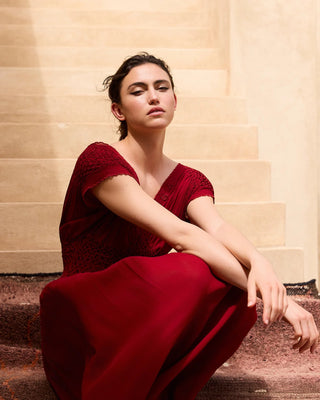 EMIRA DRESS - RED
