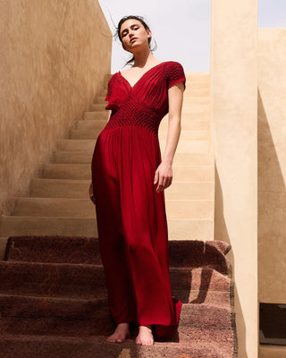 EMIRA DRESS - RED