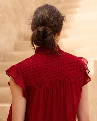 ESVERDA BLOUSE - RED