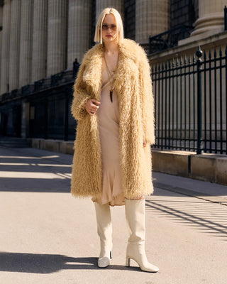 MABEL COAT-BEIGE