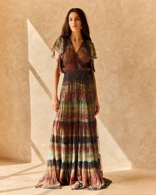 PENA DRESS-RED