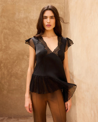 SIBILLA TOP - BLACK