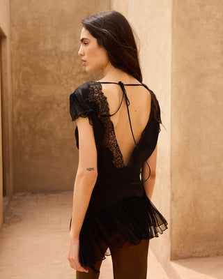 SIBILLA TOP - BLACK