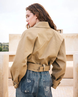 WATTEAU JACKET-BEIGE