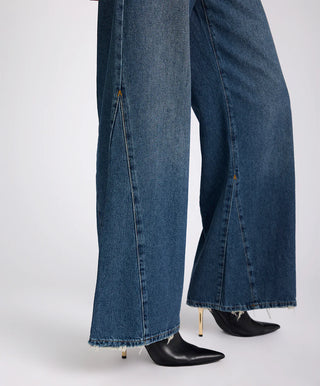 Cruisers Mid Waist Bootcut Flare Denim Jeans - Colorado Blue