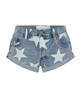 Bandits Low Waist Denim Shorts - Starwash Blue