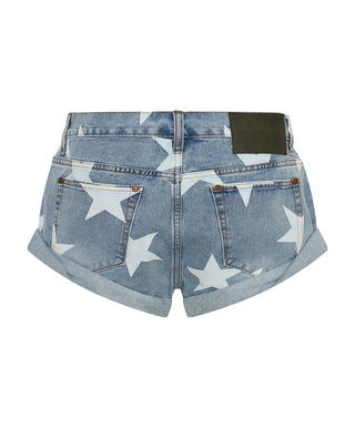 Bandits Low Waist Denim Shorts - Starwash Blue