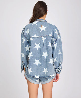 Daria Denim Shacket - Starwash