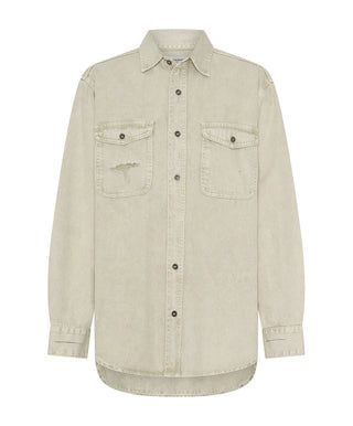 Everyday Denim Shirt - Antique White