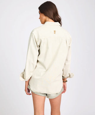 Everyday Denim Shirt - Antique White