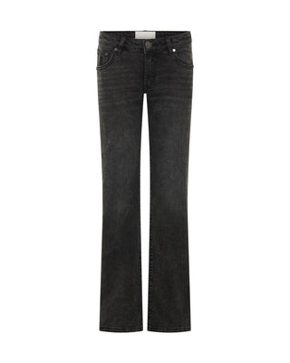 Alice Low Waist Bootcut Denim Jeans - Washed Black