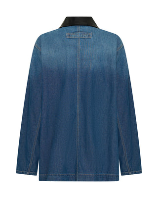 My Boyfriends Denim Shacket - Blue Pasadena