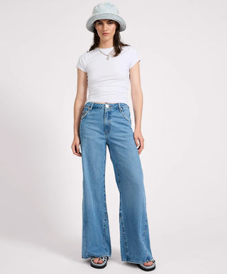 Cruisers Mid Waist Bootcut Flare Denim Jeans - New Blue