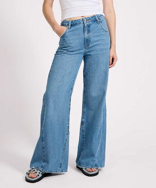 Cruisers Mid Waist Bootcut Flare Denim Jeans - New Blue