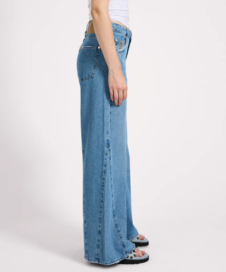 Cruisers Mid Waist Bootcut Flare Denim Jeans - New Blue