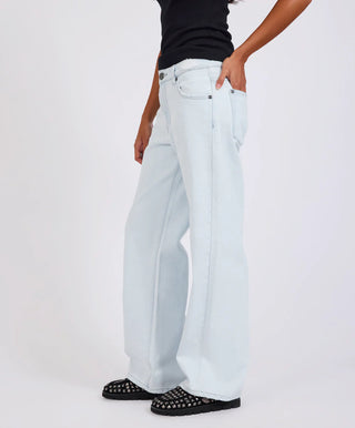 Low Riders Low Waist Wide Leg Denim Jeans - Xanthe