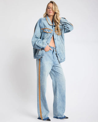 Rodeo Queen Boyfriend Denim Jacket - Salty Dog