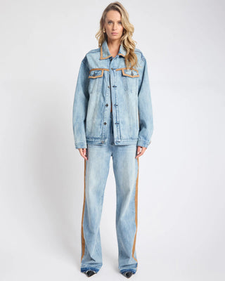 Rodeo Queen Boyfriend Denim Jacket - Salty Dog